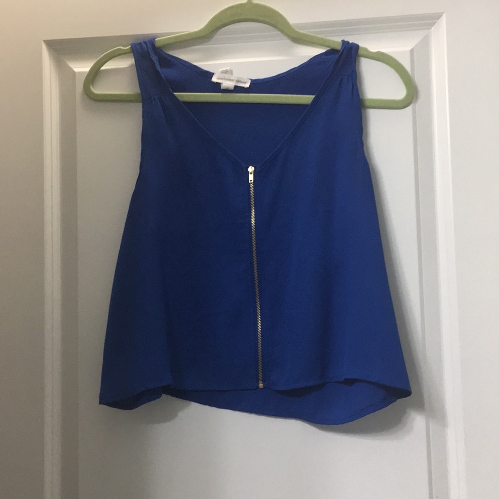 Blue tank